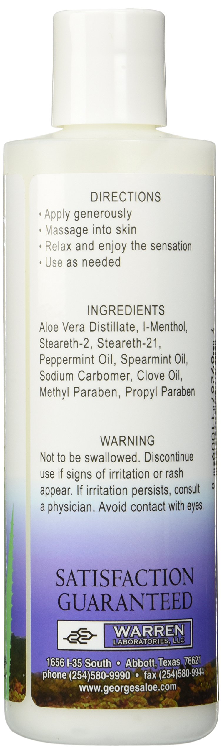 George'S Aloe Vera Herbal Rubdown - 8 Fl Oz, 8 Ounce