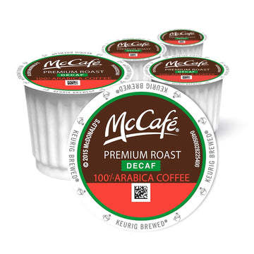 Mccafe Premium Roast Decaf Coffee, K-Cup Pods, 100 Count