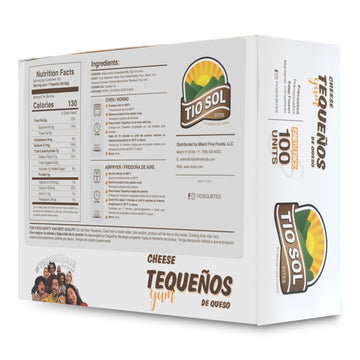 Tio Sol Bites Tequeos De Queso Pre-Cooked- Frozen Cheese Sticks, Ready To Heat. (100 Units) Tio Sol Bites Is The New Rebrand Of