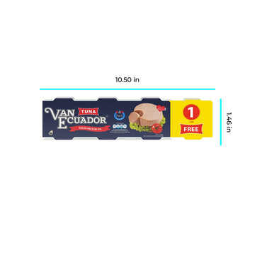 Van Ecuador Tuna In Oil 4 Cans X 3Oz (6 Packages)