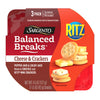 Sargento Balanced Breaks Cheese & Crackers, Natural Pepper Jack & Colby-Jack Cheese and RITZ Mini Original Crackers Snack Kit, 3