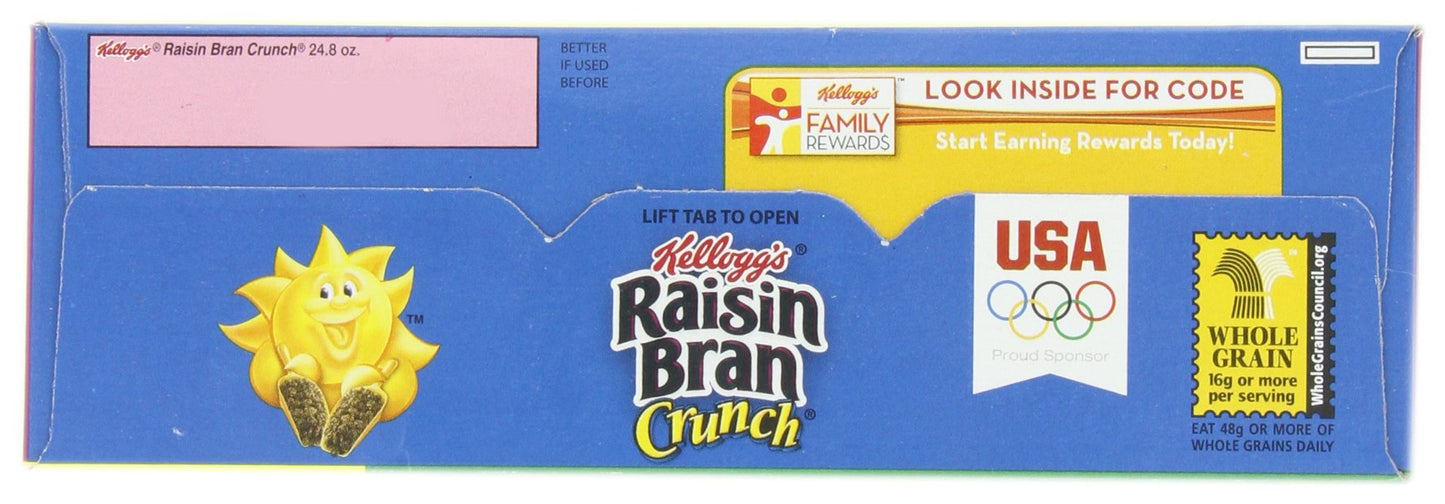 Kelloggs Raisin Bran Crunch Cereal - 24.8 Ounce (Pack of 2)
