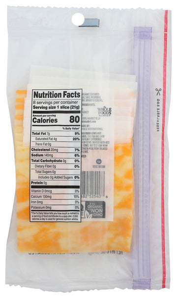365 by Whole Foods Market, Organic Sliced Colby Jack Cheese, 6 Ounce