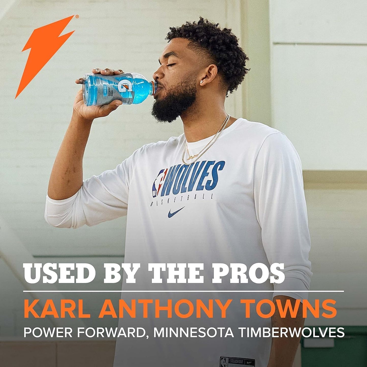 Gatorade Thirst Quencher Sports Drink, Cool Blue, 20Oz Bottles, 8 Pack, Electrolytes For Rehydration