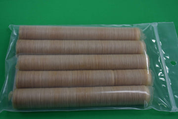 5-Pack Clear 17Mm Collagen Snack Sausage Casings For 23 Lbs Of Sausage. From Smokehouse Chef. Usa Product
