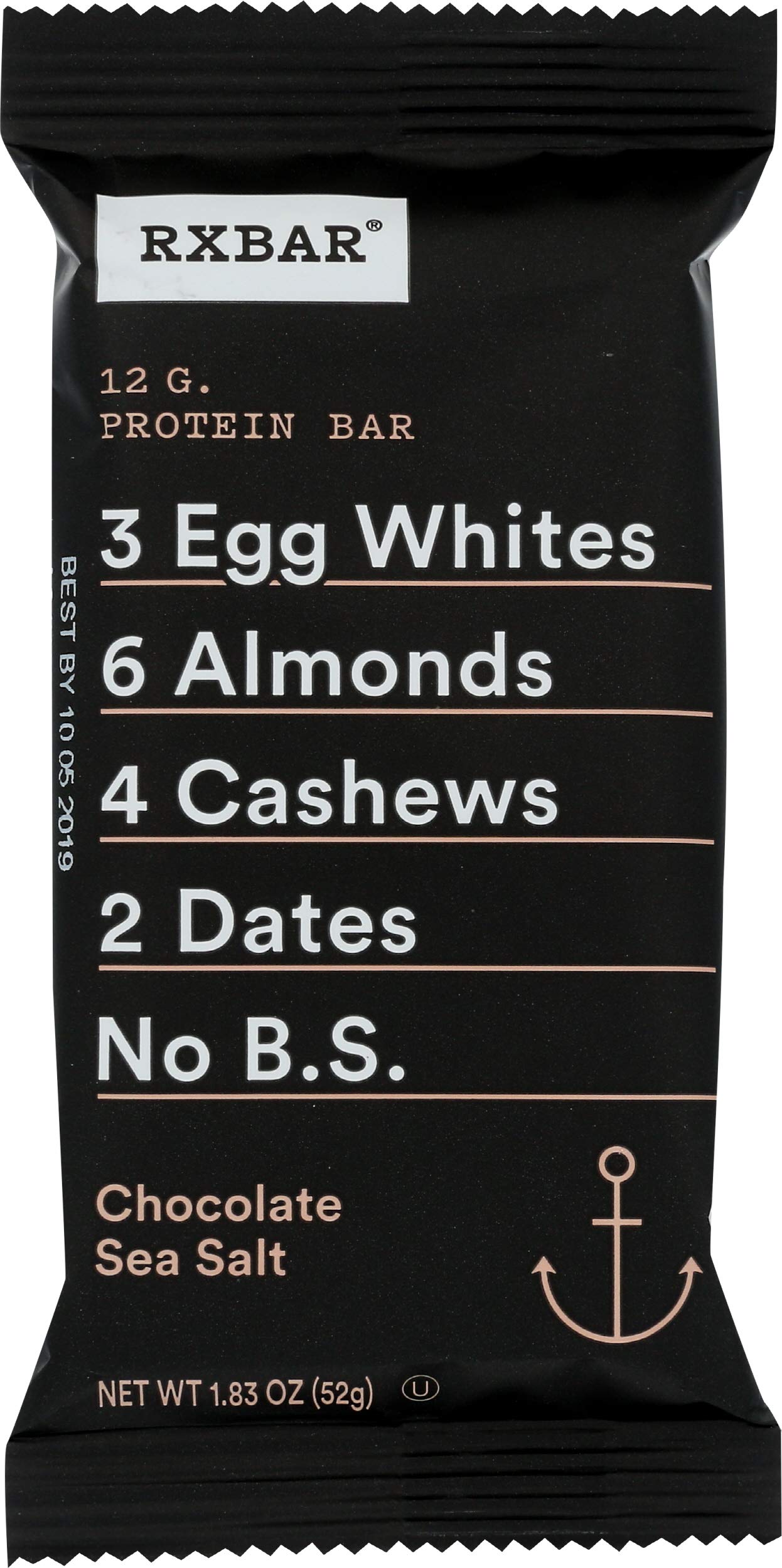 Rxbar Protein Bar Chocolate Sea Salt, 1.8 Oz