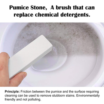 6 Pack Pumice Stone For Toilet Bowl Cleaning, Scouring Stick Remove Toilet Bowl Hard Water Rings, Calcium Buildup And Rust Suita