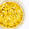 Gold Edible Square Shaped Glitter for Cakes, Drinks - Fancy Edible Square Cake Decorations in Metallic Gold for Cake Decorating,