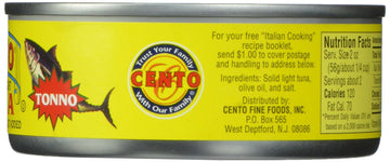 Cento Solid Packed Tuna In Olive Oil, 5 Ounce (Pack Of 12)