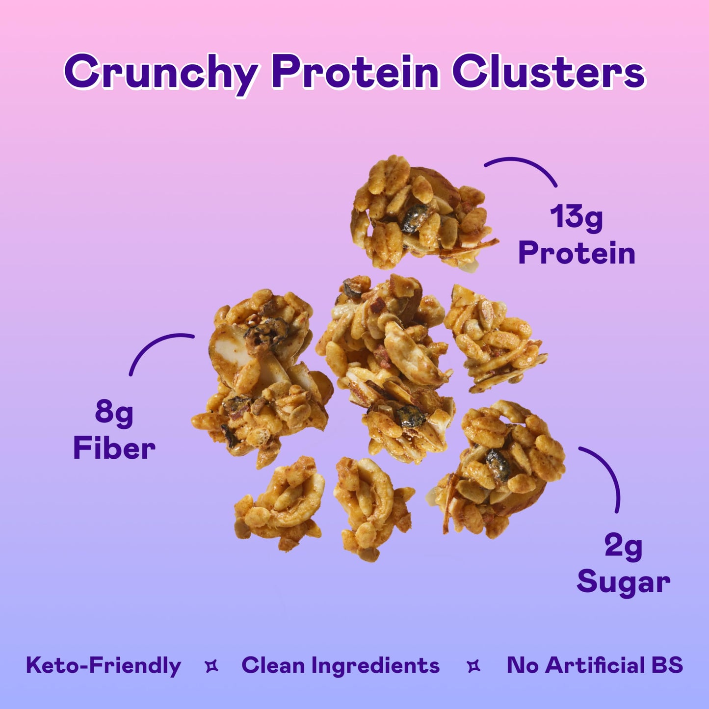 Magic Spoon Protein Granola - High Protein Granola, Keto Friendly, Low Sugar, Grain Free, Healthy Breakfast Or Quick Snack And A