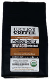 Lucy Jo'S Coffee, Organic Mellow Belly Low Acid Blend, Medium Dark Roast, Whole Bean, 11 Oz (11 Oz)