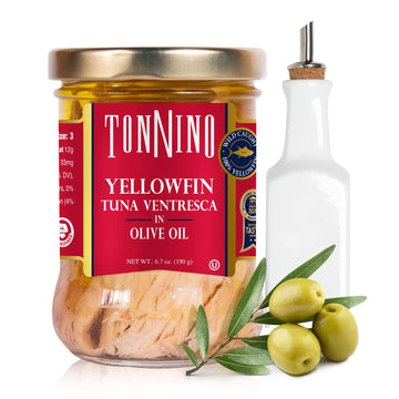 Tonnino Ventresca Tuna In Olive Oil 6.7 Oz. Jars Pack Of 6