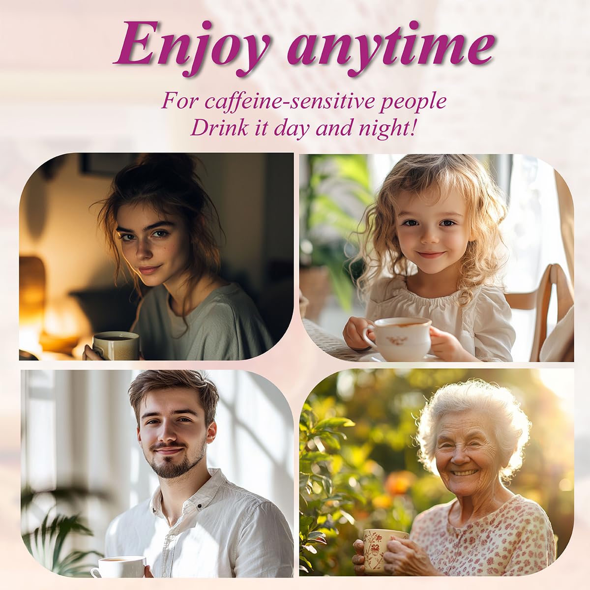 Wt Weetee Decaf Earl Grey Tea Bags, 100 Count Co2-Decaffeinated Black Tea Flavored With Bergamot Orange, Smooth & Refreshing, Dr