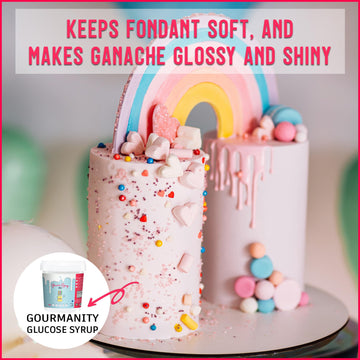 Gourmanity Glucose Syrup for Baking, Liquid Glucose Syrup Perfect as a Sweetener, Thickener and Moisture Retaining Agent, Great