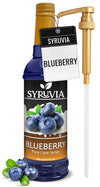 Syruvia Blueberry Syrup For Drinks 25.4 Ounces Blueberry Flavoring Syrup With Pump