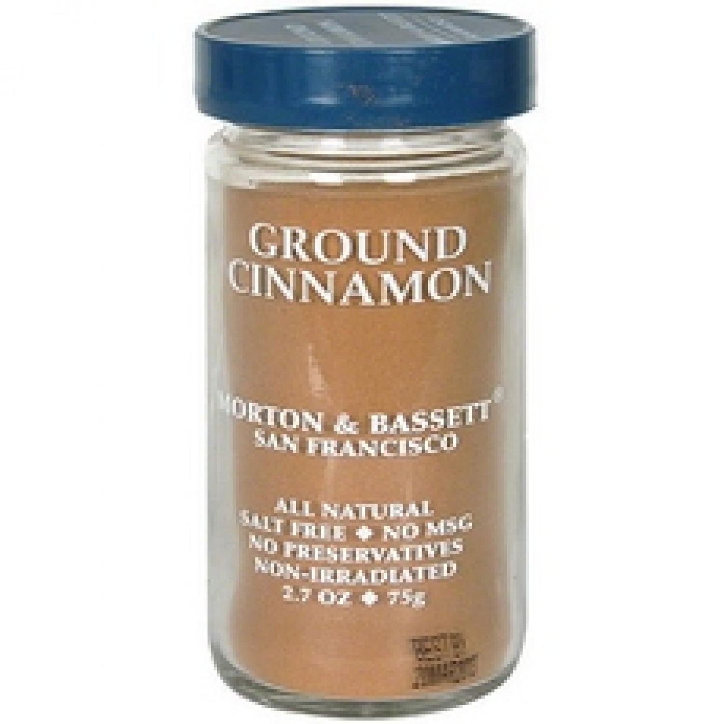 & Bassett Ground Cinnamon 1.3 Oz - Non-Gmo Salt-Free Sweet And Aromatic Spice For Baking Oatmeal & Beverages