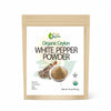 True Organic White Peppercorns Powder, 16Oz Organic White Pepper, Usda Organic White Pepper, Organic White Peppercorns, Ground W