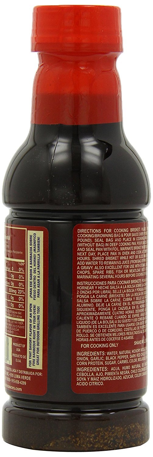 Claudes BBQ Brisket Marinade Sauce, 16-Ounce (Pack Of 6)