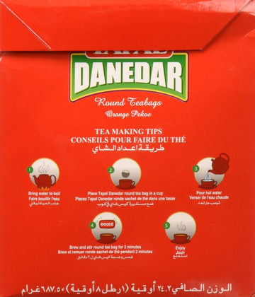 Tapal Danedar 2 Cup Round Tea Bags 220Ct, (687.5G)