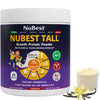 NuBest Vanilla Plant Based Protein Powder - Vegan for Kids & Teens - 10 Servings - Probiotics, Omega 3-6-9, Vitamin D3 + K2