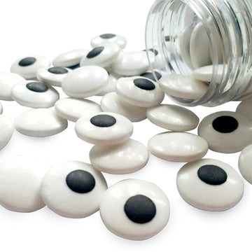 Sarah'S Candy Factory Edible Candy Eyeballs - Jumbo (0.66 ) & Medium (0.4 ) Sizes - Kosher Sugar Decorations For Cakes, Cook