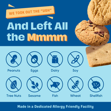 Partake Foods Gluten Free Crunchy Cookies Variety Pack (Chocolate Chip, Ginger Snap, Graham Cracker) - Vegan - Free From the Top
