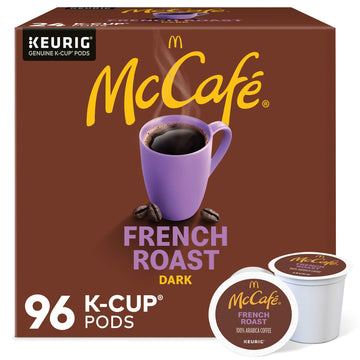 Mccafe French Roast, Single Serve Coffee Keurig K-Cup Pods, Dark Roast, 96 Count (4 Packs Of 24)