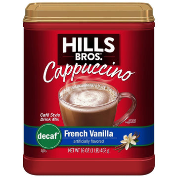 Hills Bros. Flavor Coffee (Decaf French Vanilla, 16 Ounce (Pack Of 2))