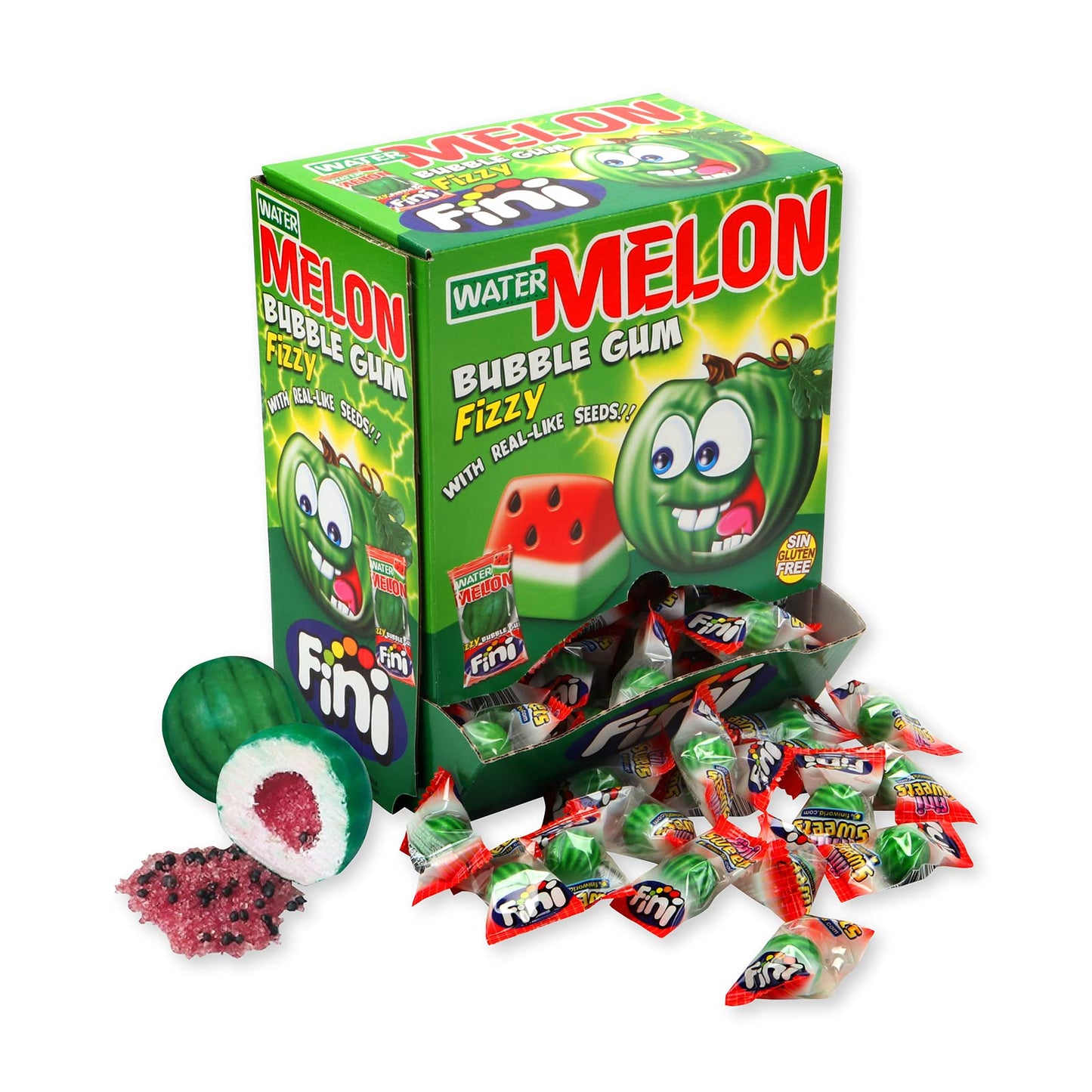 Watermelon Bubble Gum 200 Piece Case