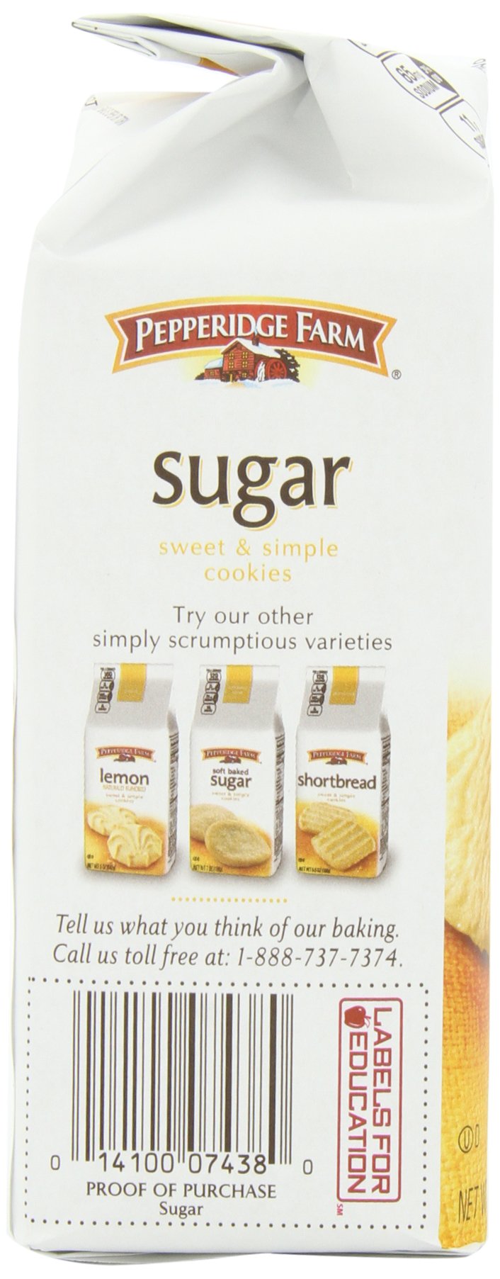 Pepperidge Farm Sugar Cookies, 5.25-ounce (pack of 4)