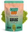 Caff Off Decaf Matcha Green Tea Powder From Japan - 1.06 oz / 30 g Culinary Grade - Naturally Decaffeinated Using No Chemicals - Tested For Heavy Metals & Pestacides - First Harvest & Shade Grown Caffeine Free Matcha Powder