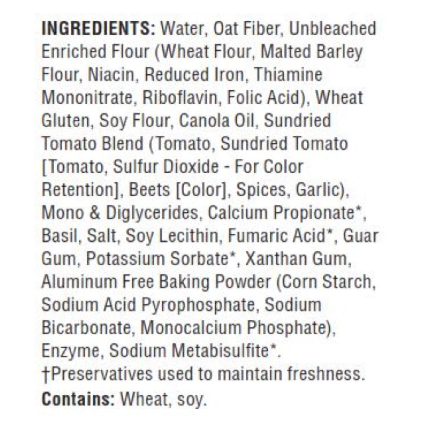 Tumaro'S Tomato Basil, 8 Count (Pack Of 6)