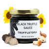 Truffletopia I Black Truffle Sauce I With Real Natural Black Truffles I Versatile Topping or Condiment for Seasoning, Cooking &