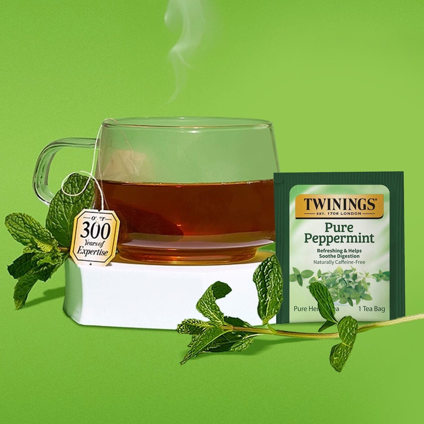 Twinings Herbal & Decaf Tea Sampler, 40 Count - Gourmet Gift Set for Tea Lovers, Perfect for Relaxation and Enjoyment
