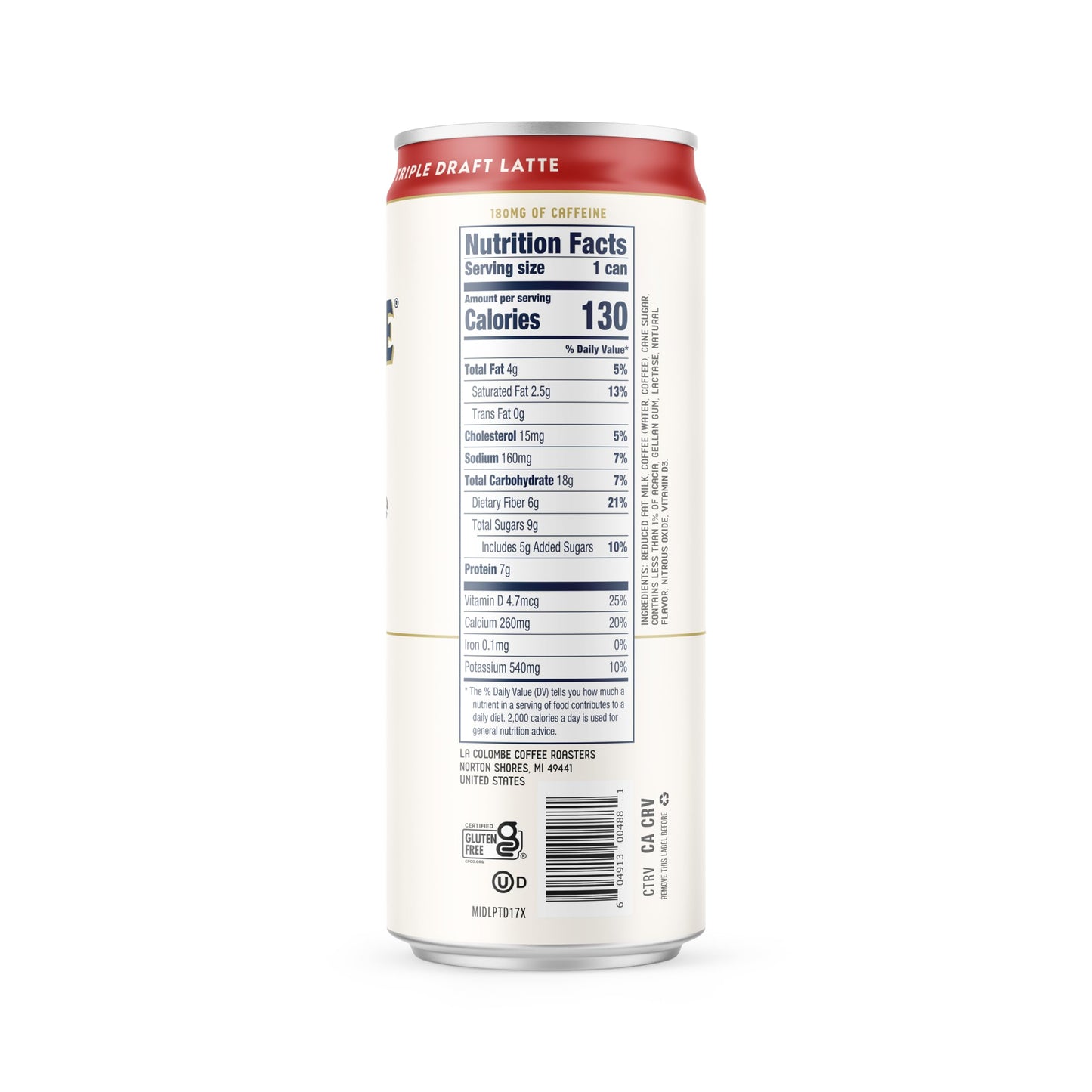 La Colombe Triple Draft Latte, 11 Fl. Oz., Single Can