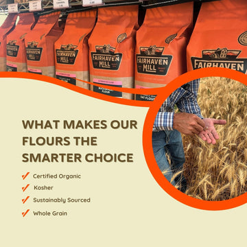 Fairhaven Mill Whole Grain Buckwheat Flour - Gluten-Free Superfood - 5 lbs Bag