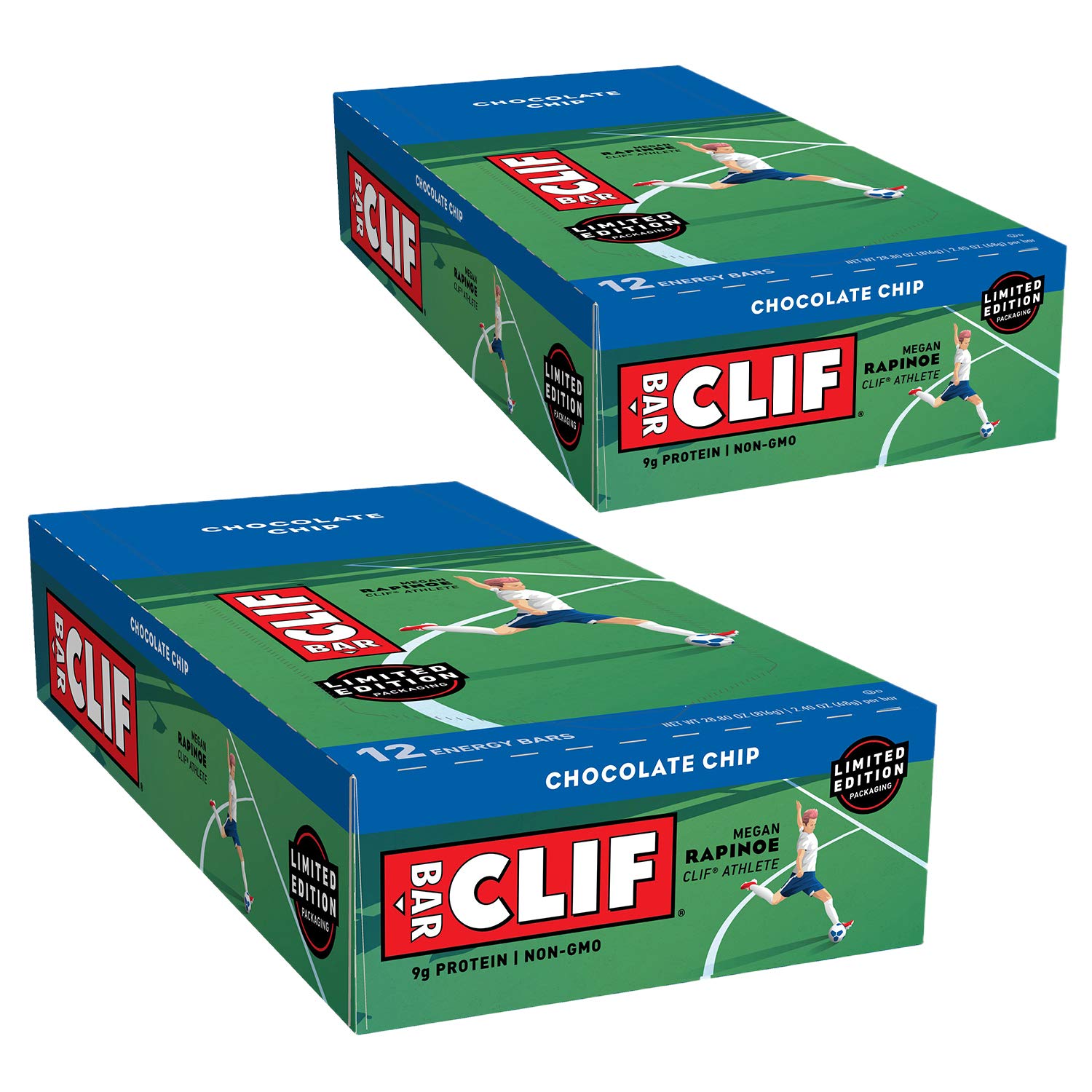 Clif Bars - Energy Bars - Chocolate Chip - Made With Organic Oats - Plant Based Food - Vegetarian - Kosher (2.4 Ounce Protein Ba
