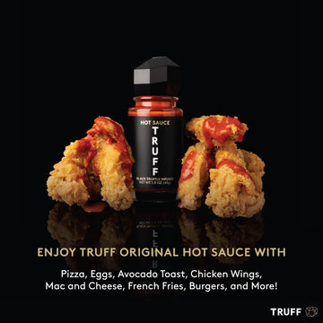 TRUFF Hot Sauce 4-Pack Mini Set, Gourmet Hot Sauce Travel Bottles, 1.5 oz Each, Plastic, Model 860003198919