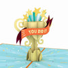 Congrats Trophy 5''x7'' Pop-Up Cards