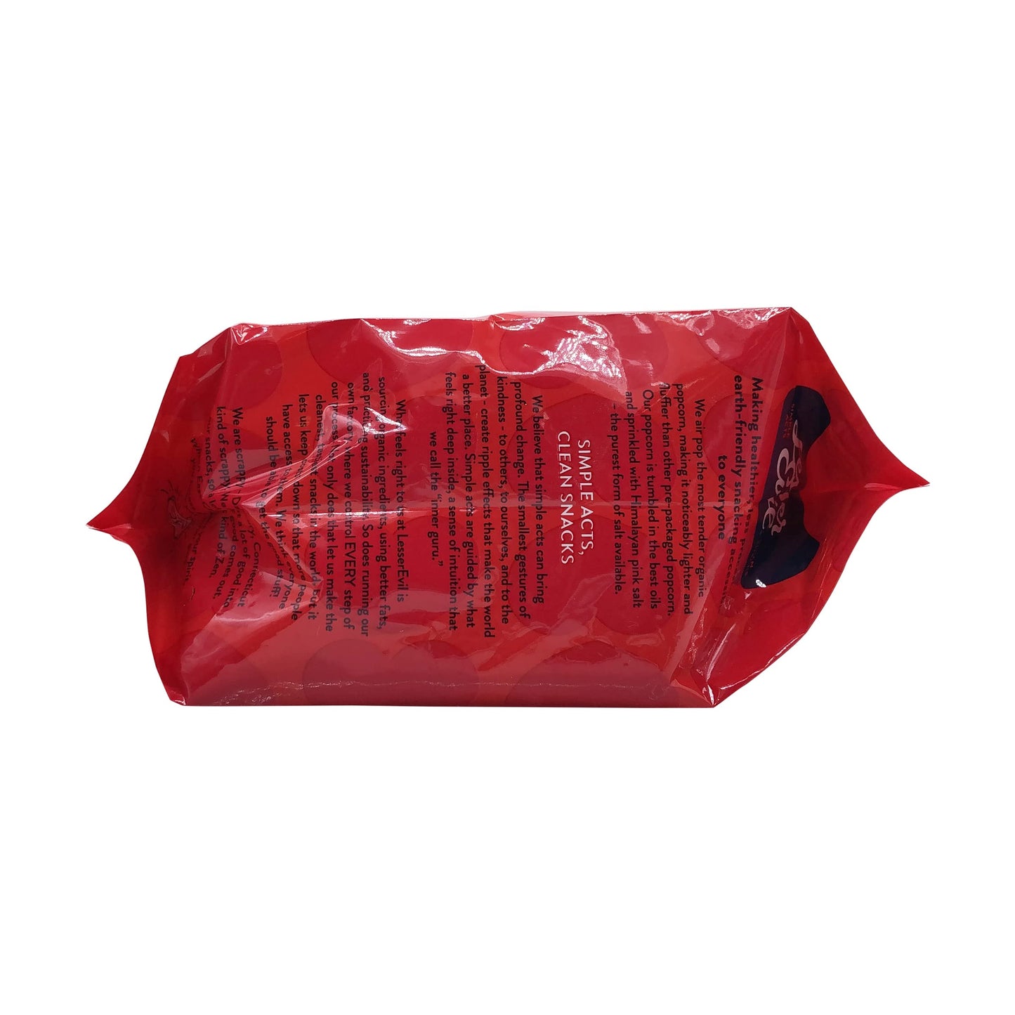 Lesserevil White Chocolate Strawberry Sweetheart Popcorn 8Ct 4.8 Oz
