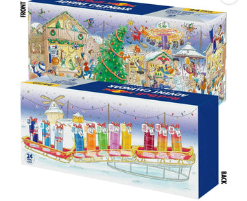 Too Broke Girls Energy Drink Advent Calendar - Limited Edition Red Bull, 80mg Caffeine, 24 Cans (8.4 fl. oz. each)