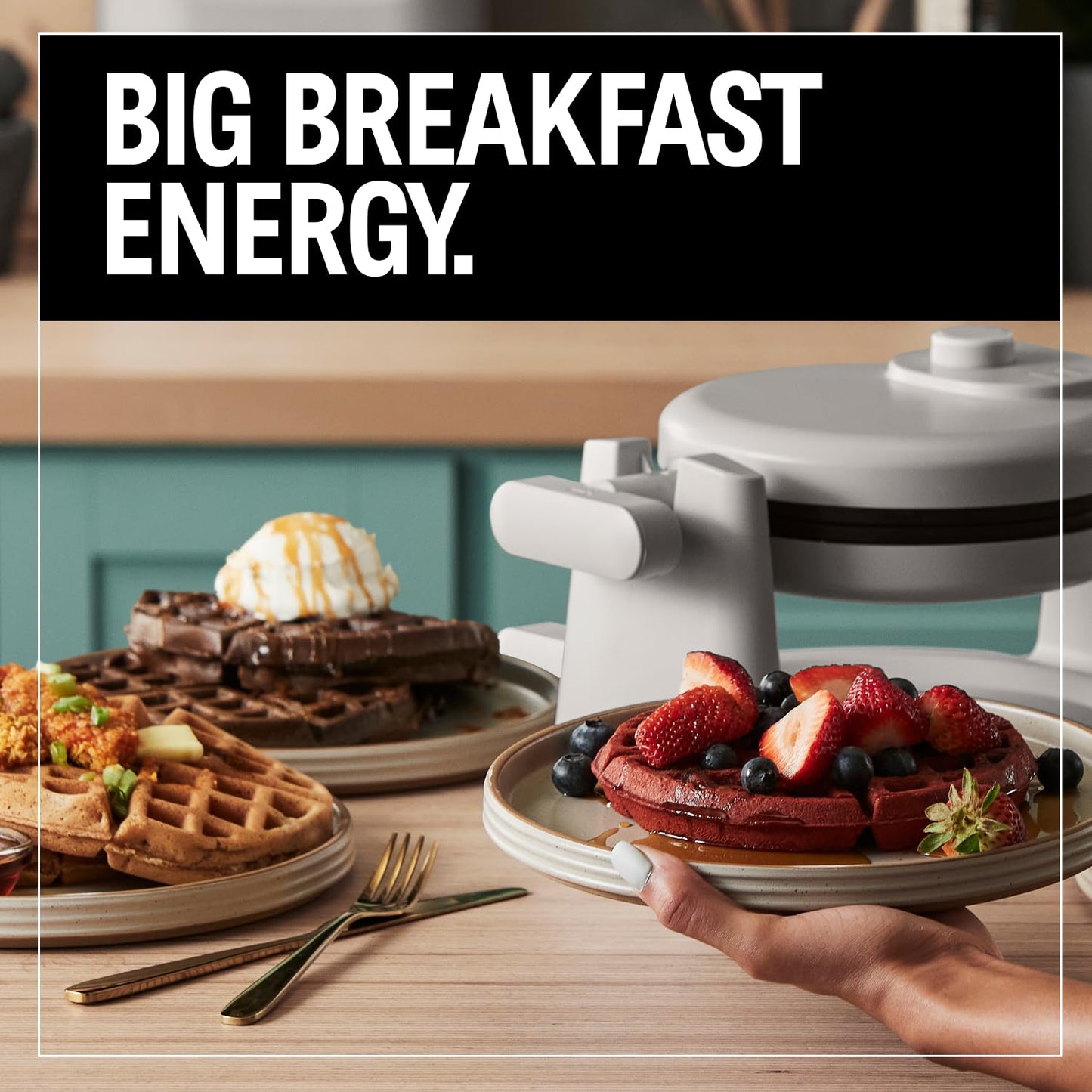 Ghetto Gastro Pancake & Waffle Mix Variety 6-Pack (2X Original, 2X Sweet Potato, 2X Sweet Strawberry) - Vegan & Non-Gmo Ingredie