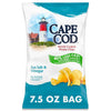 Cape Cod Potato Chips, Less Fat Sea Salt & Vinegar Kettle Chips, 7.5 Oz