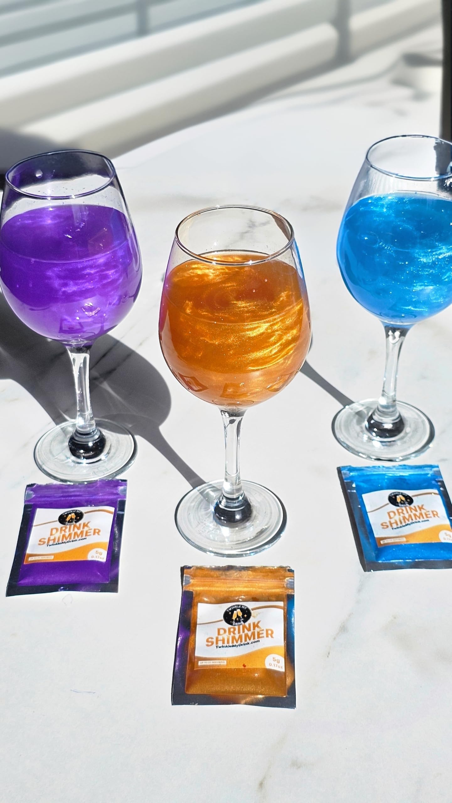 Twinkle My Drink Halloween Deep Purple Premium Edible Glitter For Drinks | Halloween Drink Decorations | Halloween Drink Glitter