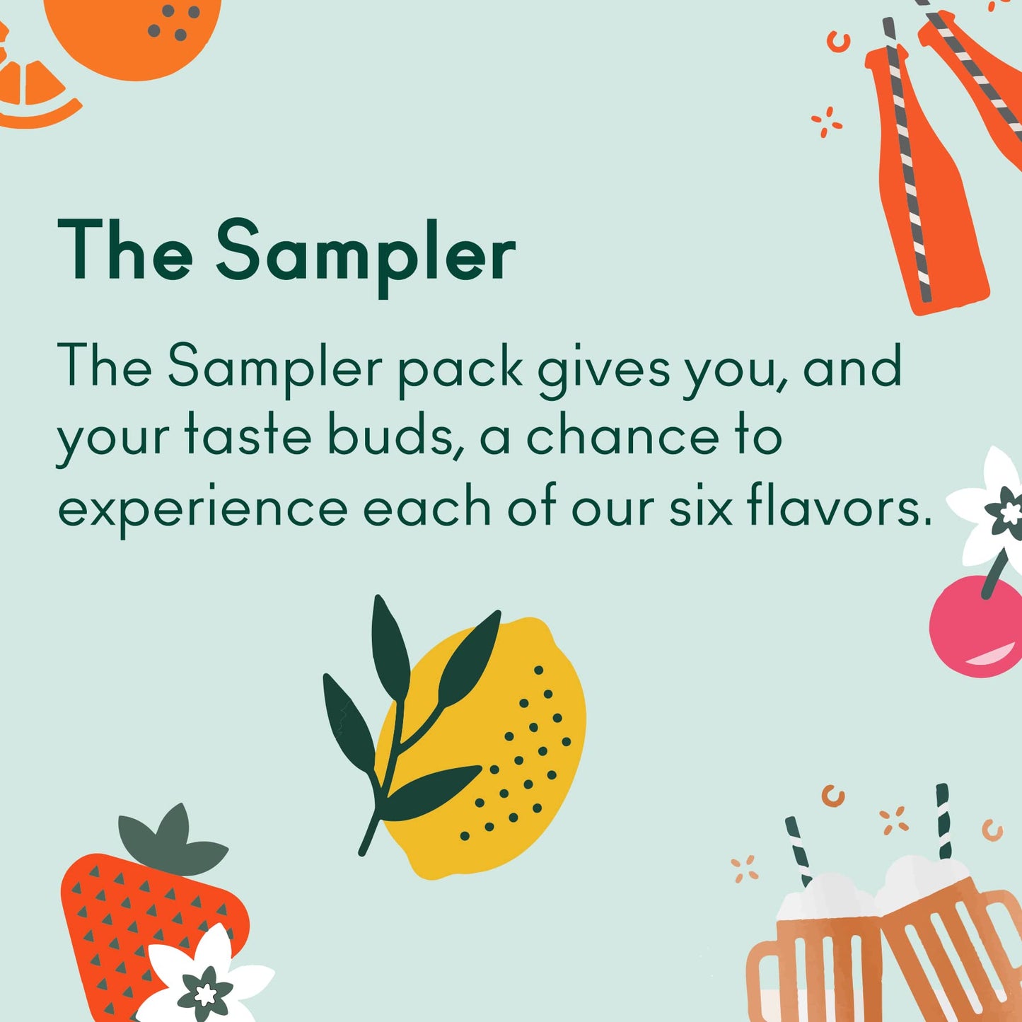 Olipop - The Sampler, 6-Flavor Soda Variety Pack, Healthy Soda, Prebiotic Soft Drinks, Supports Digestive Health & Gut Health, H