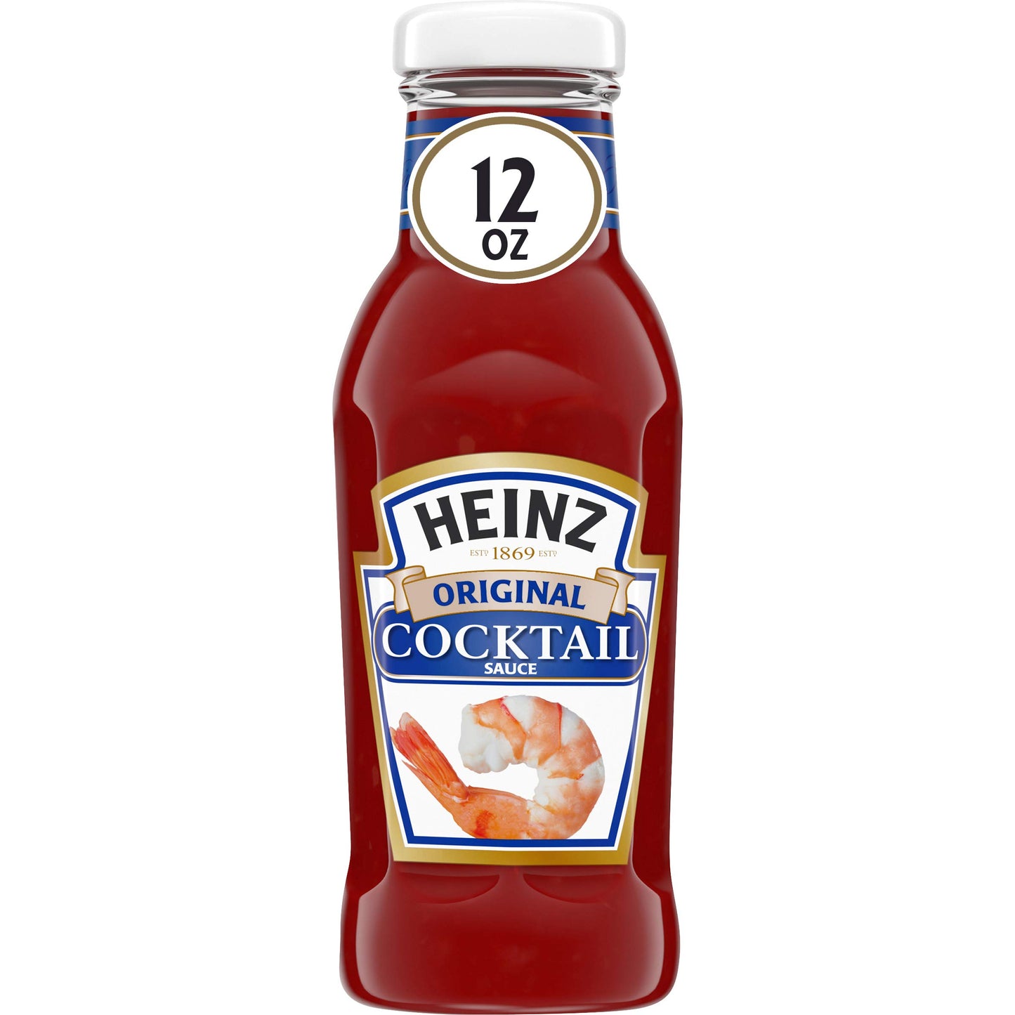Heinz Original Cocktail Sauce, 12 Oz, Pack of 12, Great for Dipping and Seafood, Model 10013000001134