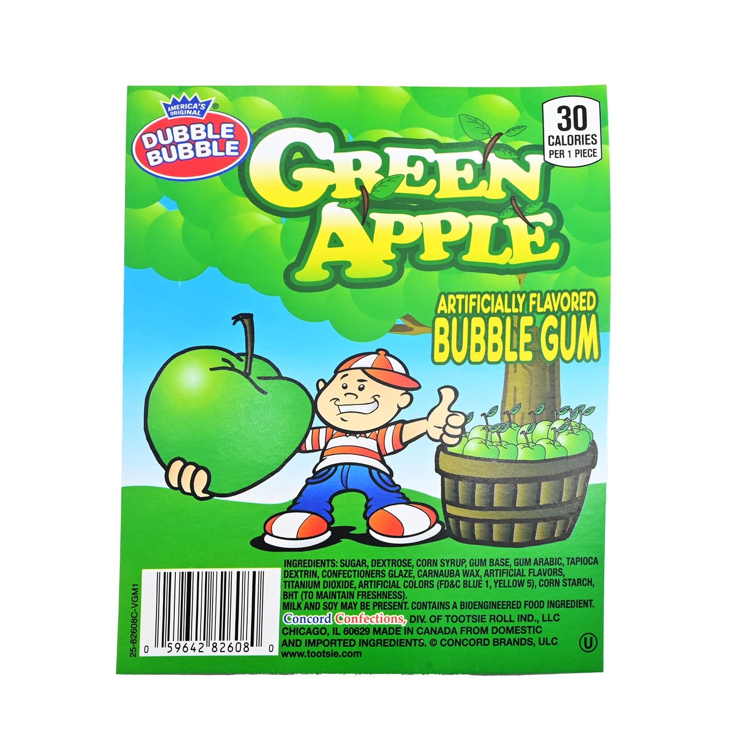 Candy Retailer 3/4 Inch Gumballs (Green Apple, 1 Lb)