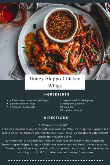 Honey Aleppo Pepper- 6.8 Oz. Jar (Pack Of 2) -A Sweet And Savory Unique Seasoning Blend With A Touch Of Heat. There Is Nothing L