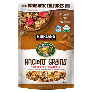 Kirkland Signature Nature'S Path Organic Ancient Grain Probiotic Granola, 35.3 Oz, 1Count