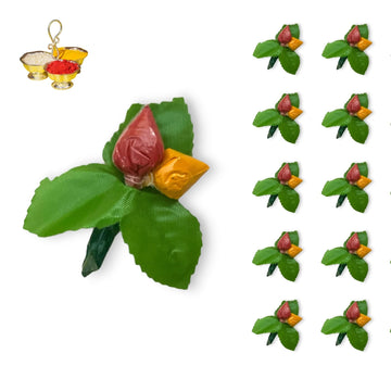 LOVENSPIRE Haldi Kumkum Packets Combo, 50 Pieces, Strawberry Style, Premium Sindoor & Turmeric Powder for Indian Weddings & Festivals